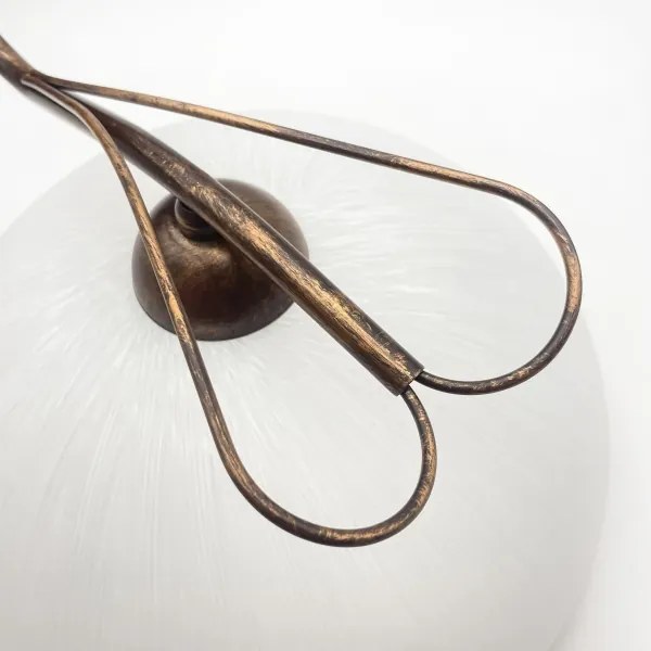 COBRA fali lámpa 1xE27/60W/230V bronz/patina