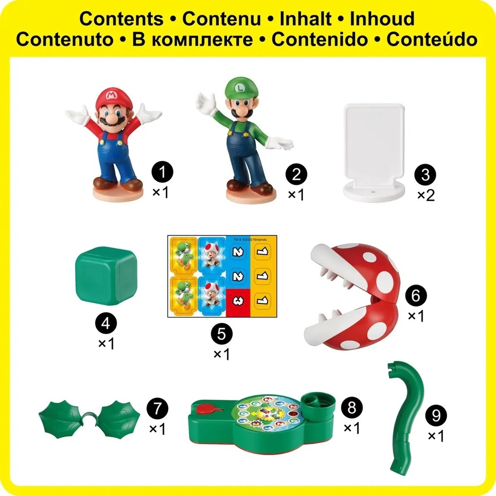 Epoch Super Mario társasjáték Piranha Plant Escape