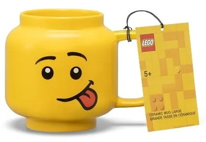 Sárga kerámia gyerek bögre 530 ml Head – LEGO®