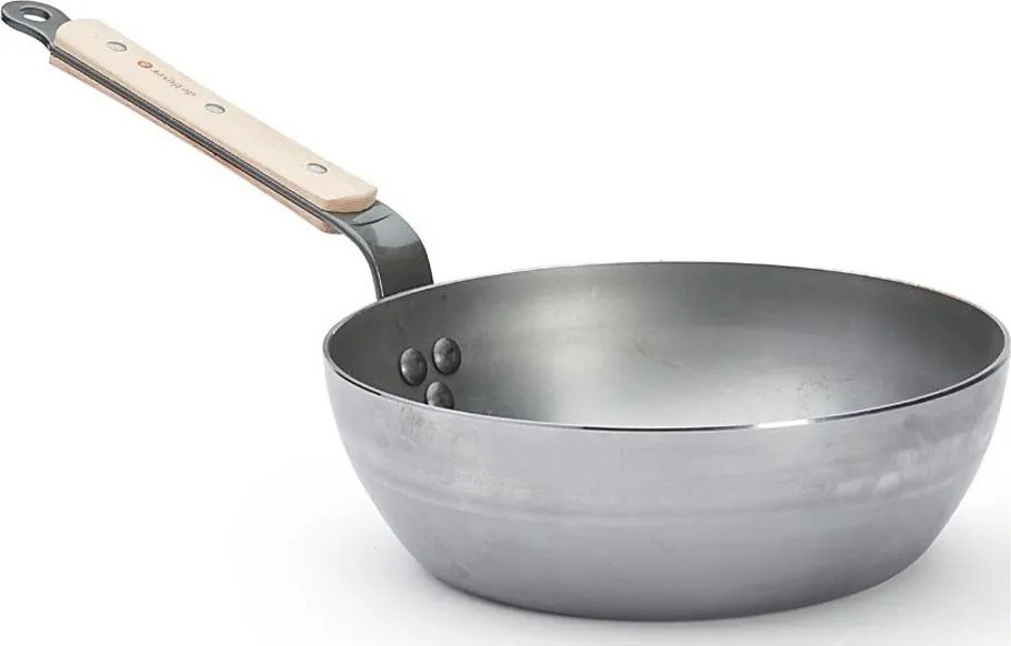 De Buyer 5714.24 - Mély serpenyő MINERAL B BOIS 24 cm