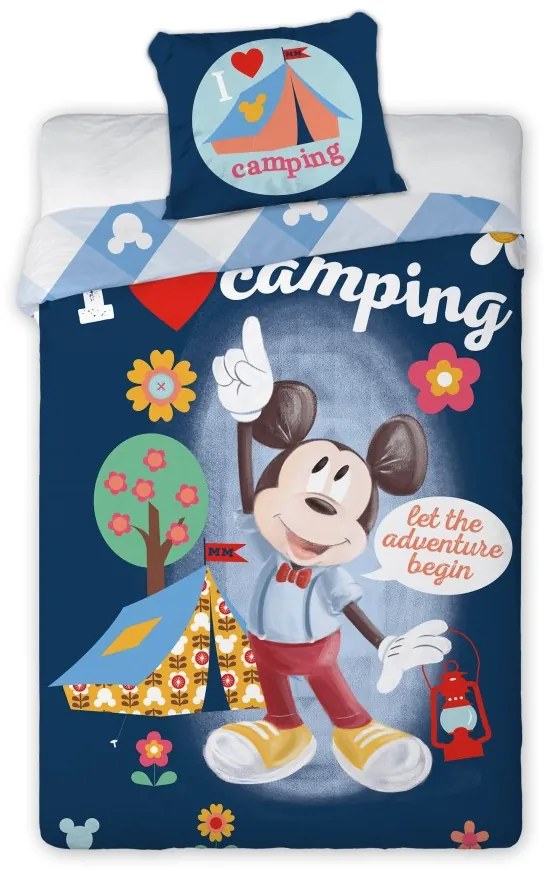 FARO Mickey Mouse gyerek ágyneműhuzat 140 x 200 + 70 x 90 cm