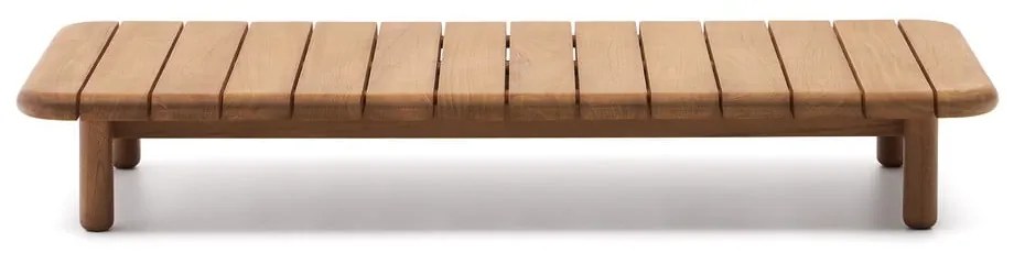 Teakfa kerti dohányzóasztal 70x140 cm Turqueta – Kave Home