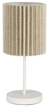 Brilagi - Asztali lámpa NORDIC WAVE 1xE27/15W/230V len/fehér