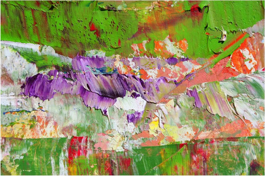 Absztrakció kép - festmény (90x60 cm)