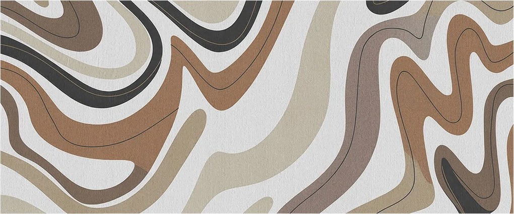 Fotótapéta Flizelin Dekoratív tapéta Harmonikus hullámok 250x104 Ragasztó