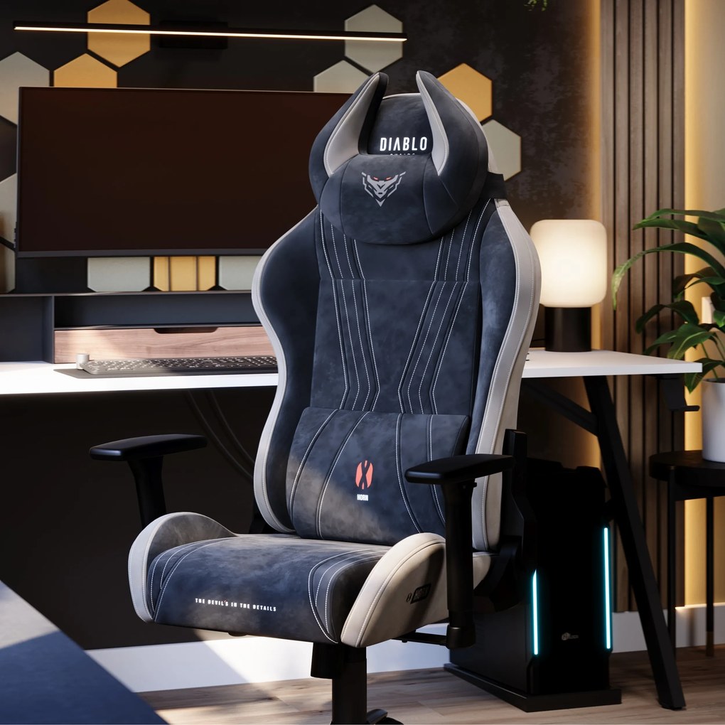 Gamer szék szövet Normal Size, fekete-bézs: Diablo X-Horn 2.0 Camel Black