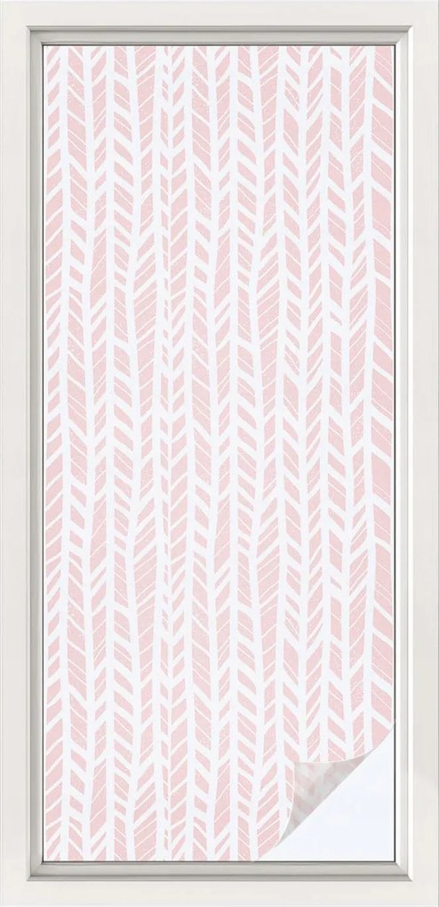 Ablakfólia öntapadós adatvédelem pasztell halszálka 50x116