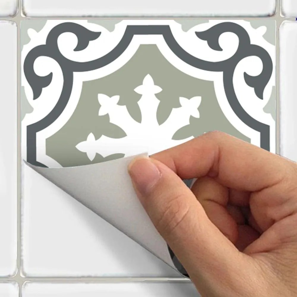 Oslo 30 részes falmatrica szett, 10 x 10 cm - Ambiance