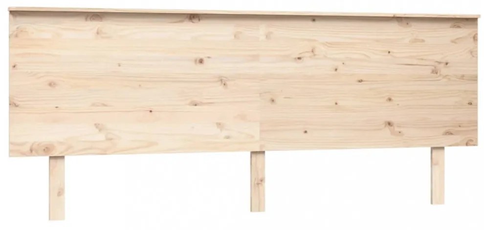 tömör fenyőfa ágyfejtámla 204x6x82,5 cm