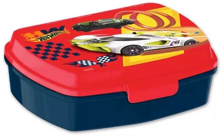 Hot Wheels funny műanyag szendvicsdoboz