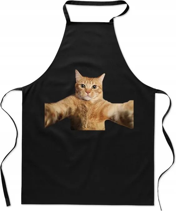 Konyhai kötény nyomtatás Cica Macska Vicces Ajándék