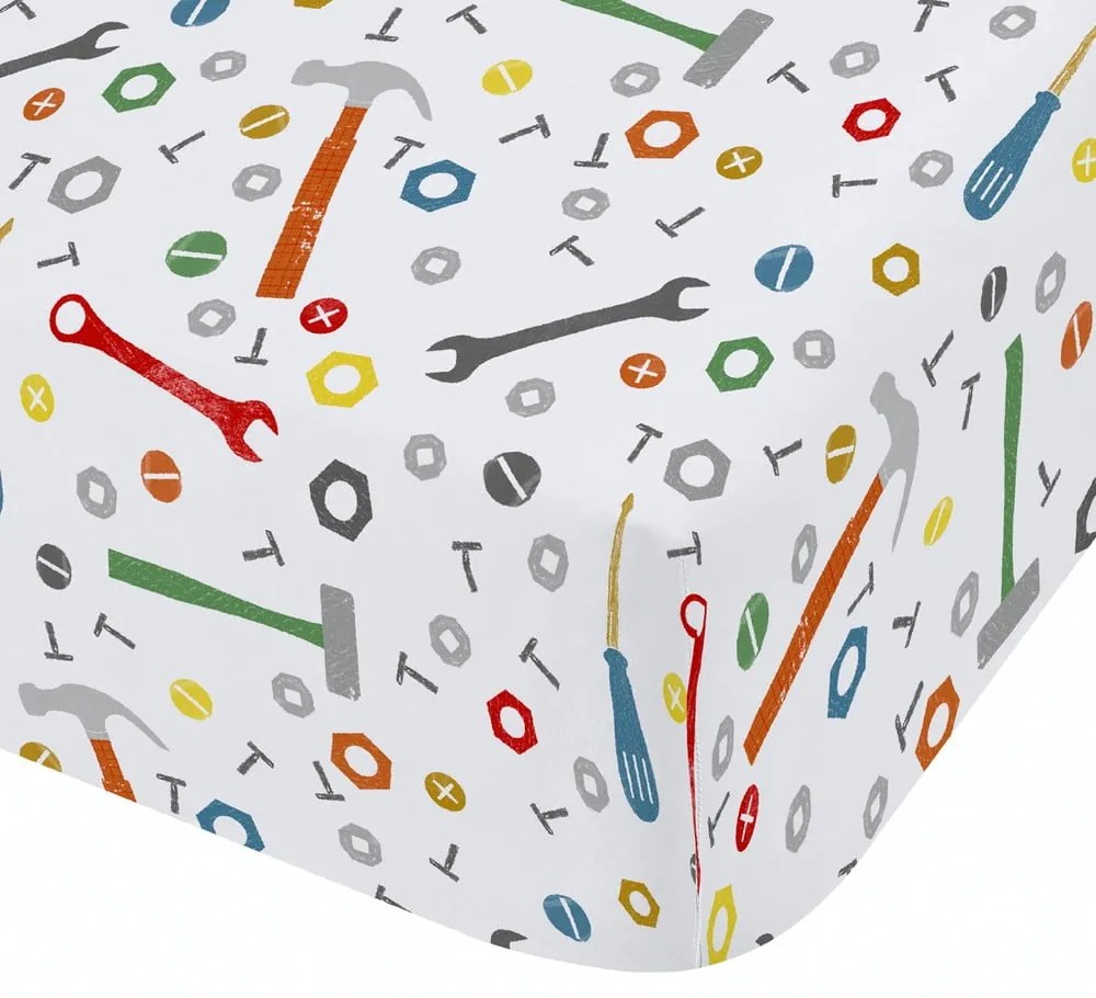 Gumis egyszemélyes gyerek lepedő 90x190 cm Digger Dreams – Catherine Lansfield