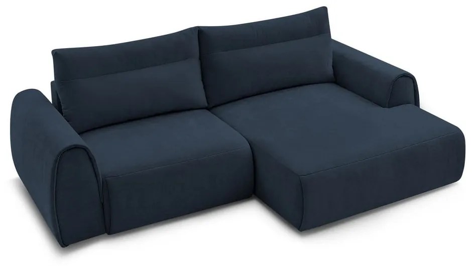 Sötétkék sarokkanapé Aden – Bobochic Paris