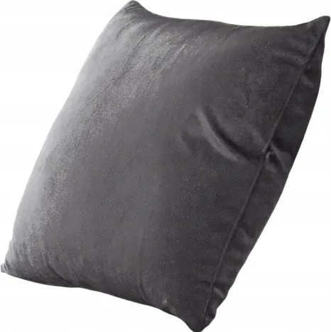 Velúr párnahuzat 40x40 szürke