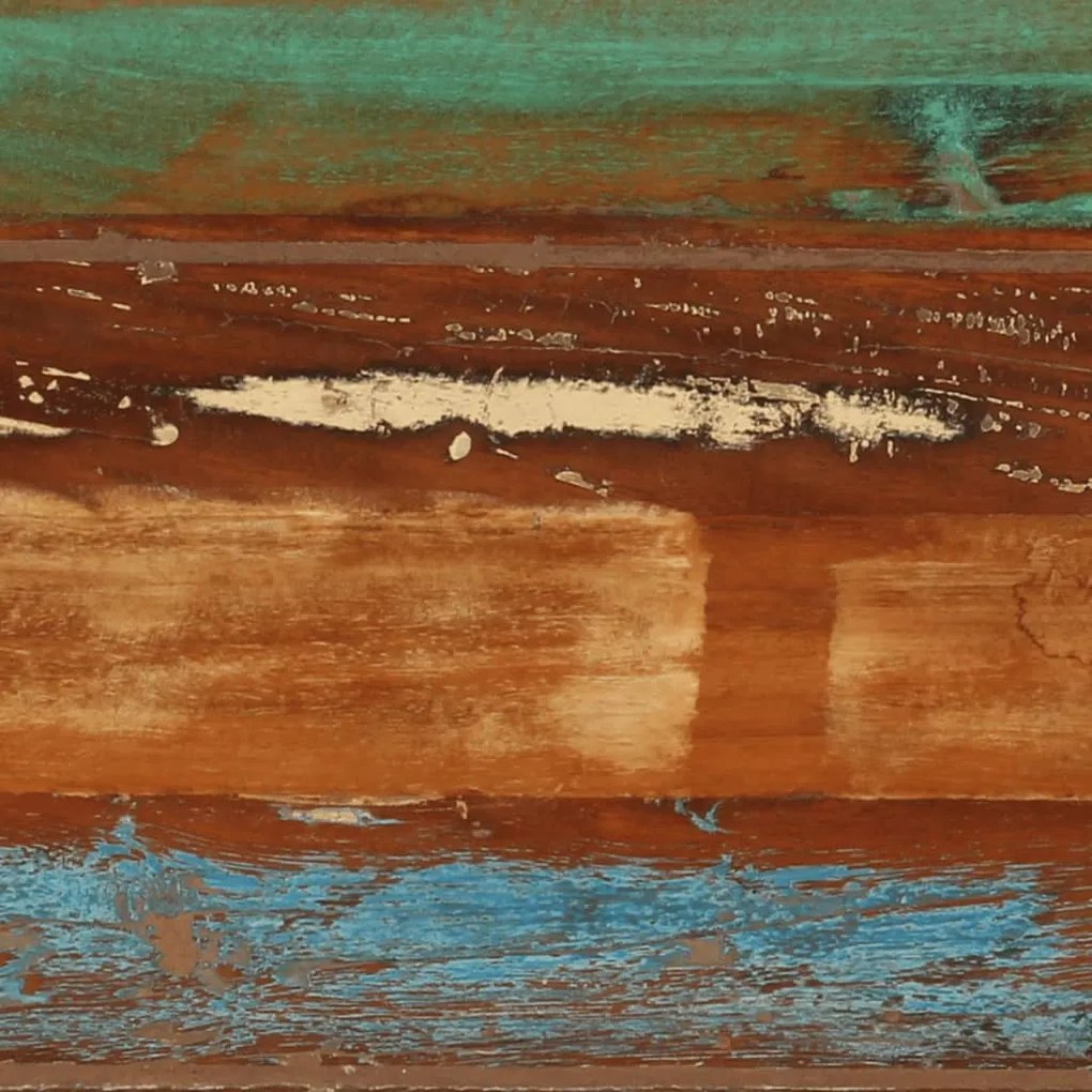 tömör újrahasznosított fa tálalóasztal 110 x 30 x 75 cm