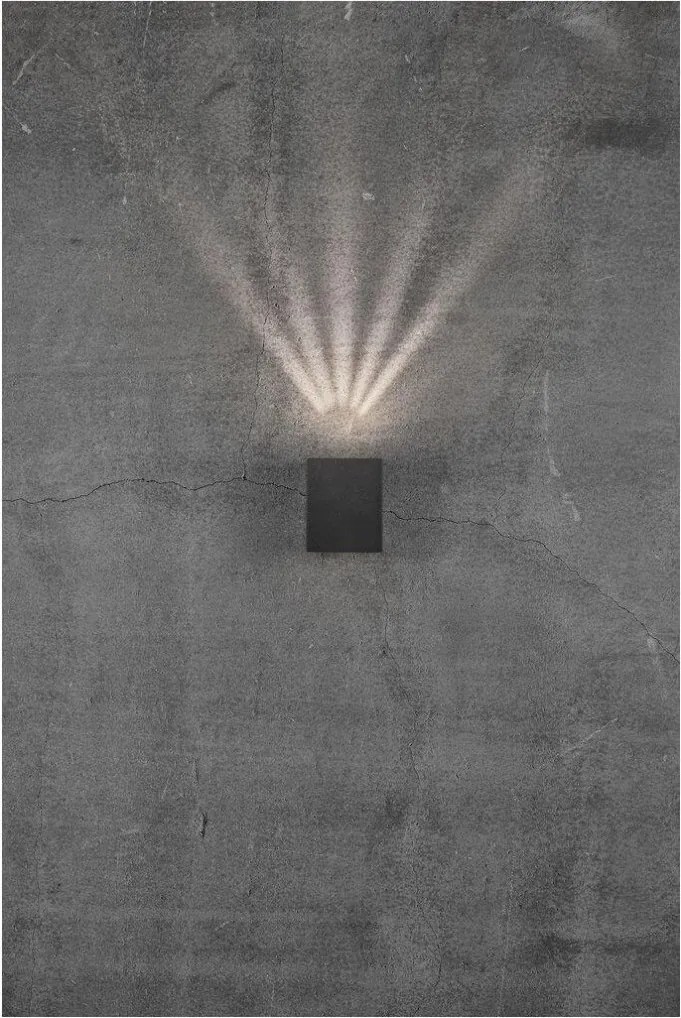 NORDLUX 49711003 CANTO Modern Kültéri Fali Lámpa Fekete LED IP44