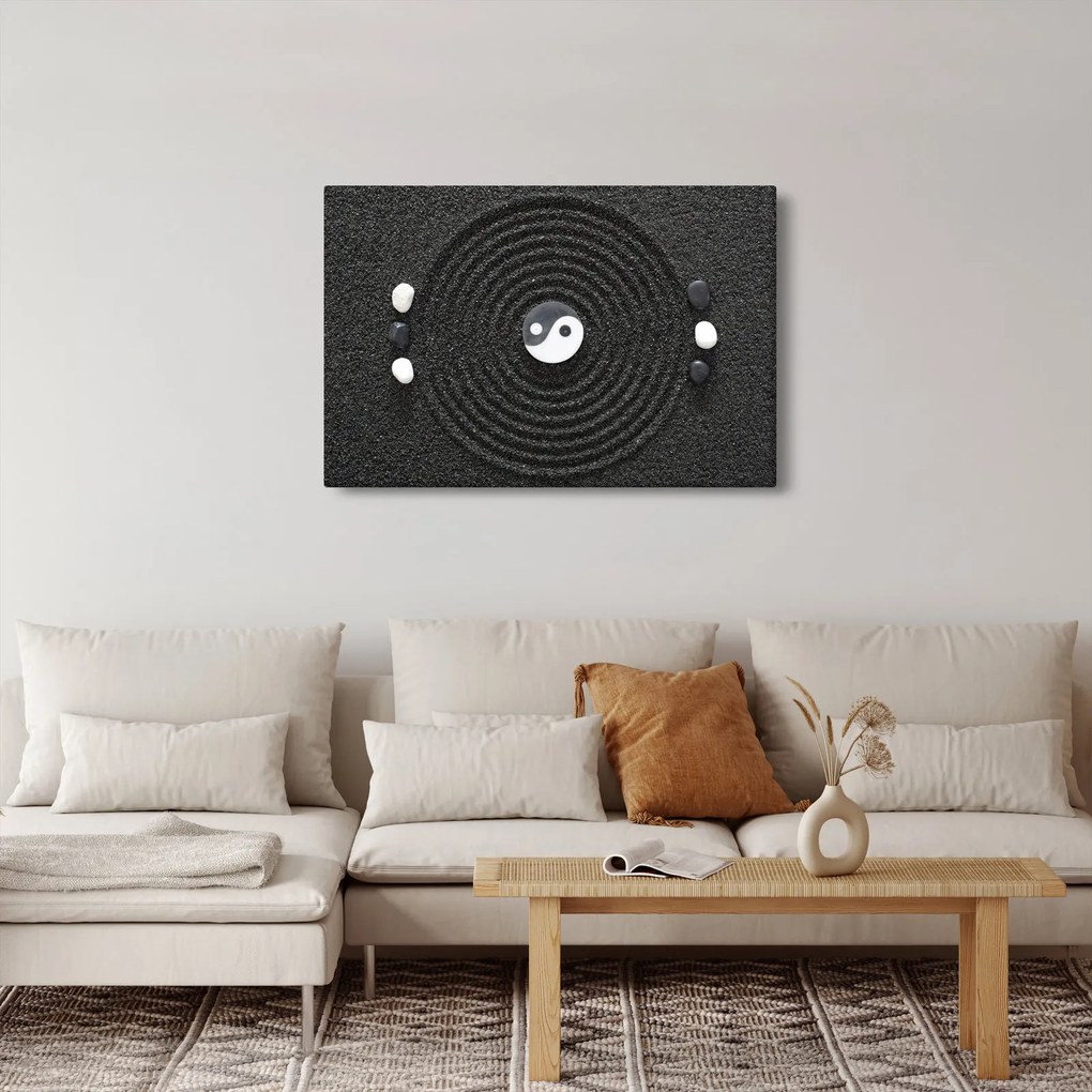 Kép - Yin és Yang (90x60 cm)