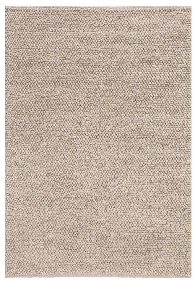 Világosszürke kézi szövésű gyapjúkeverék szőnyeg 160x230 cm Minerals – Flair Rugs