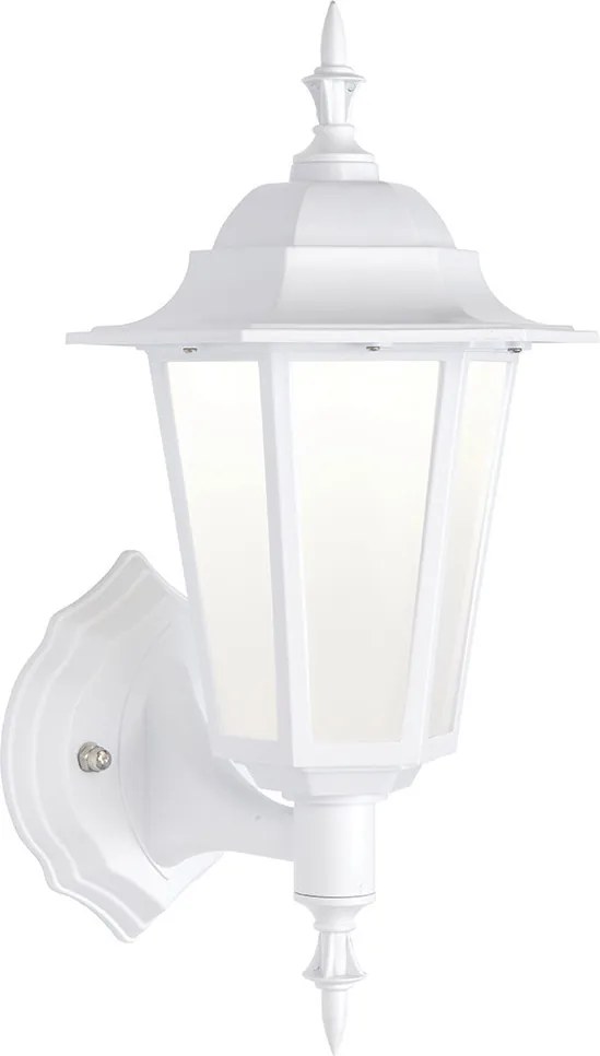 ENDON 78618 EVESHAM Klasszikus Kültéri Fali Lámpa Matt Fehér LED IP44