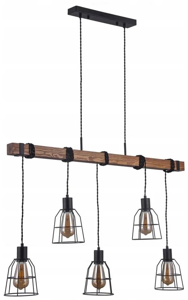 ITALUX PND-4793-5-L - Csillár zsinóron REDA 5xE27/40W/230V