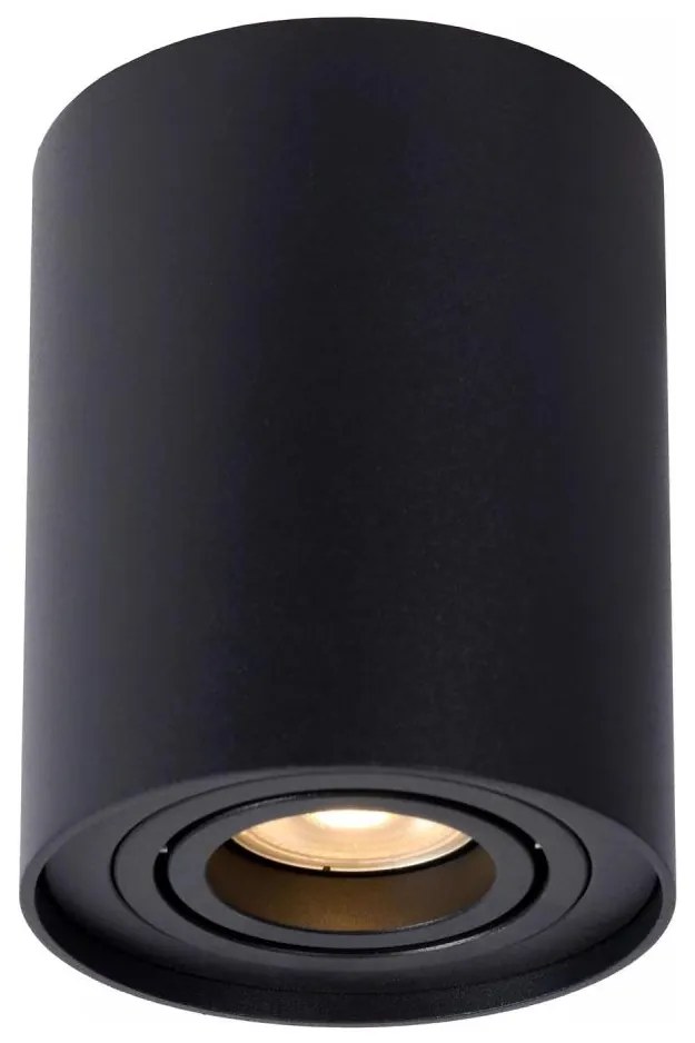 Lucide 22952/11/30 - TUBE 1xGU10/50W/230V fekete spotlámpa