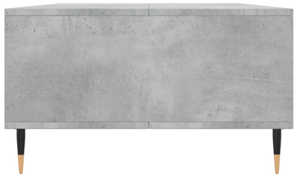betonszürke szerelt fa dohányzóasztal 104 x 60 x 35 cm