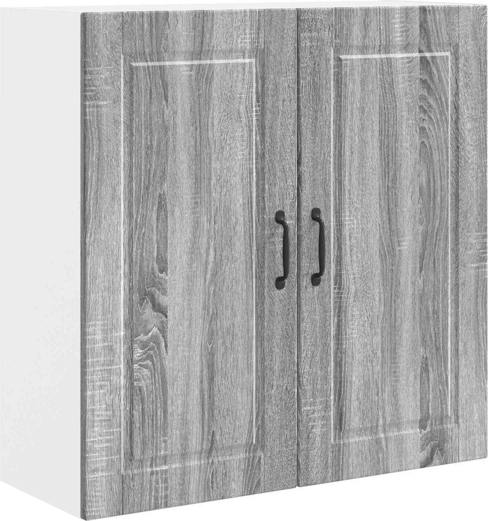 vidaXL Konyhaszekrény polcokkal Szürke Sonoma 80 x 31 x 80 cm Faanyag