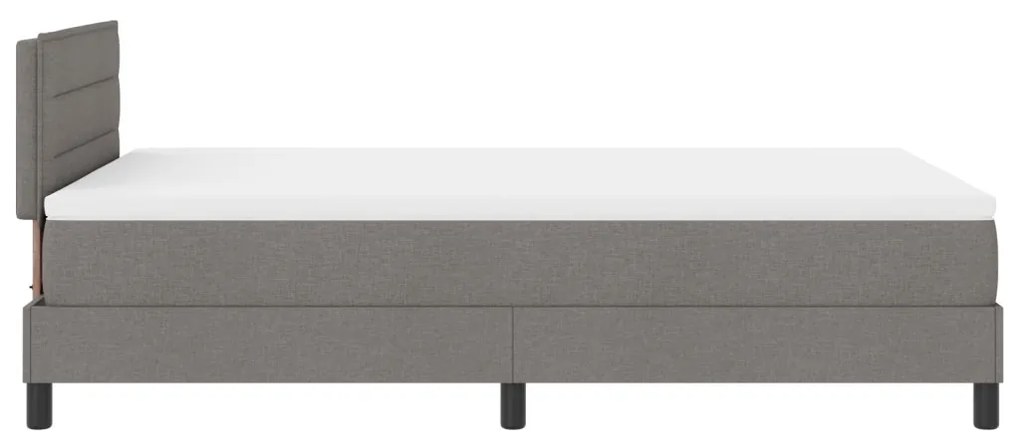 Boxspring ágy matraccal Taupe 120x190 cm szövet