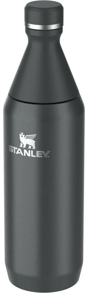Stanley All Day Slim Bottle 600 ml fekete fényestermosz, 0,6 l