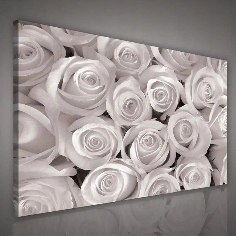 Faliképek Vászonkép virágok 100x75