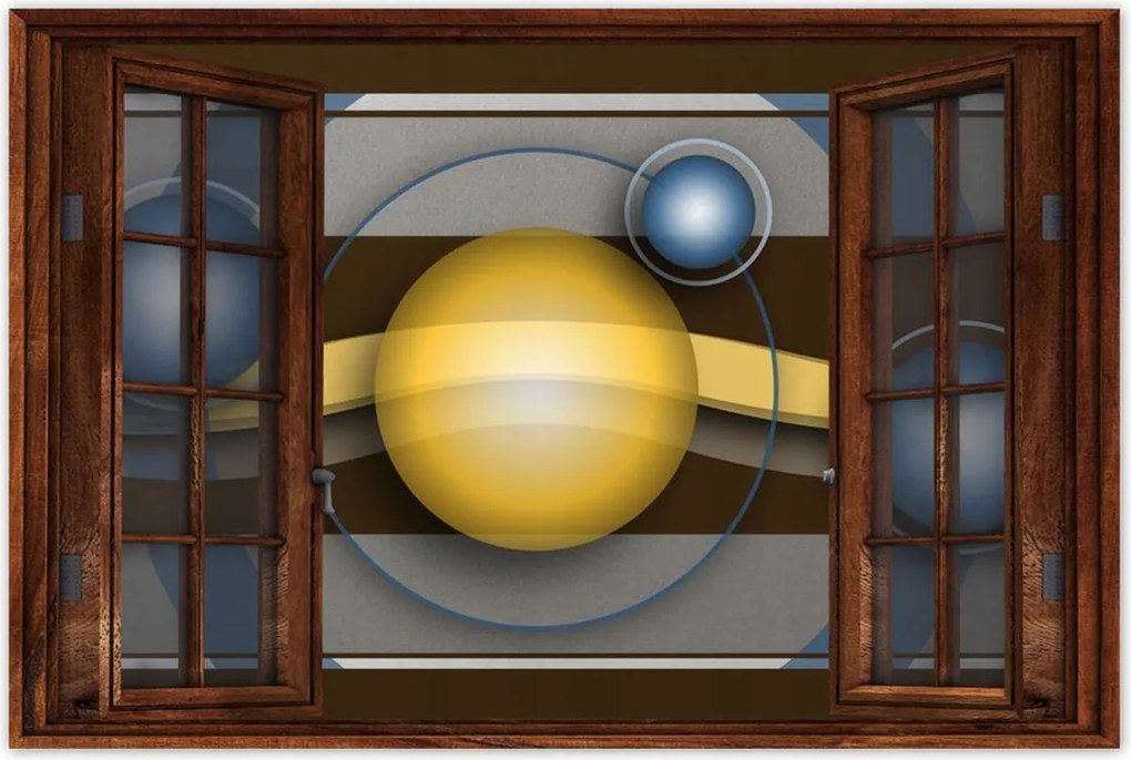 Poszterek 120x80 Divatos gömbök Absztrakt