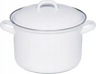 Riess Magas fazék fedővel 4,5l 22cm Classic Weiss