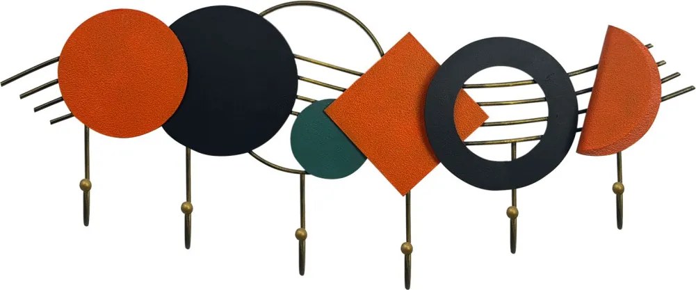 Mualla fém fali fogas, 59×24 cm