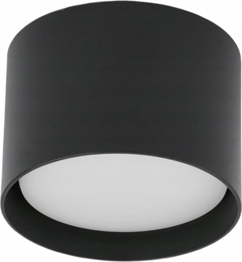 GX53 Kerek Falra Szerelhető Lámpatest, Fekete