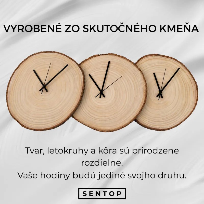 Falióra fatörzsből eredeti kéreggel | KOTO