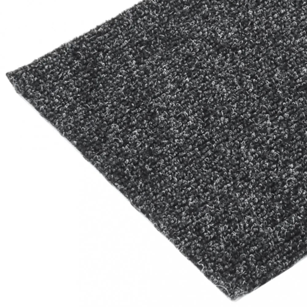15 db szürke négyszögletes öntapadó lépcsőszőnyeg 60x25 cm