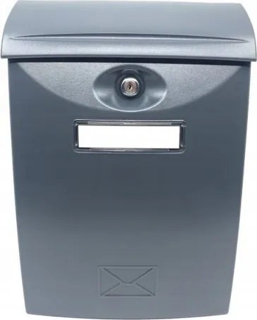 Postaláda Abs grafit hamu Gjm levéltartó A4 2 kulcsok