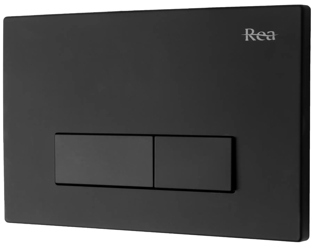 WC vezérlő gomb H type Black Mat