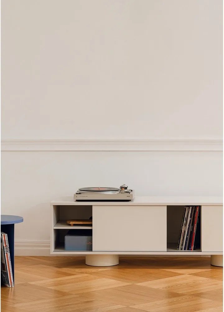 Szürkésbézs TV-állvány 160x48x42 cm Taro – noo.ma