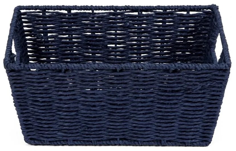 Compactor ETNA kézzel kötött kosár, 31 x 24x 14 cm, kék