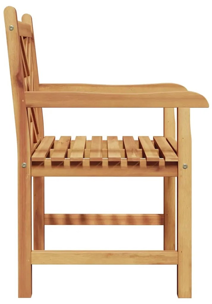 Kerti székek 2 pcs Barna 58 x 60 x 90 cm Tömör tíkfa