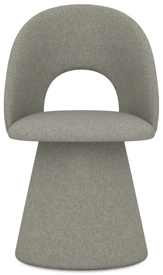 Szürke kárpitozott étkezőfotel Kalo – Makamii