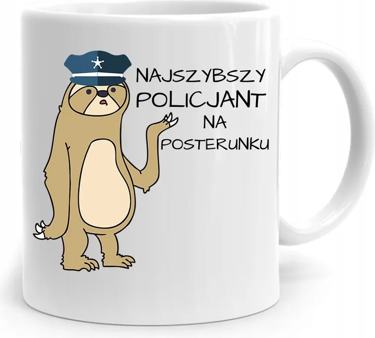 Rendőrnő Bögre Leggyorsabb nyomott mintával