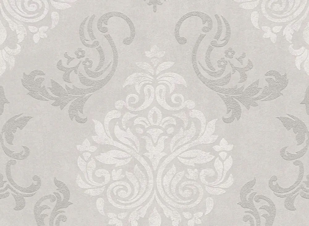 Bézs Tapéta Glamour Stílusú Mintás Díszek