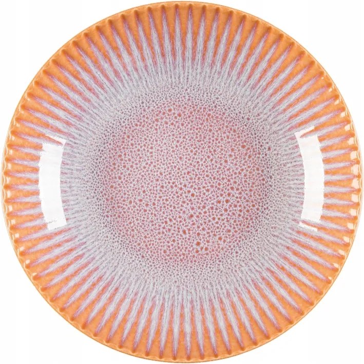 Lubiana Stoneware Mélytányér 22,3 cm Blush S011T Lazacszínű