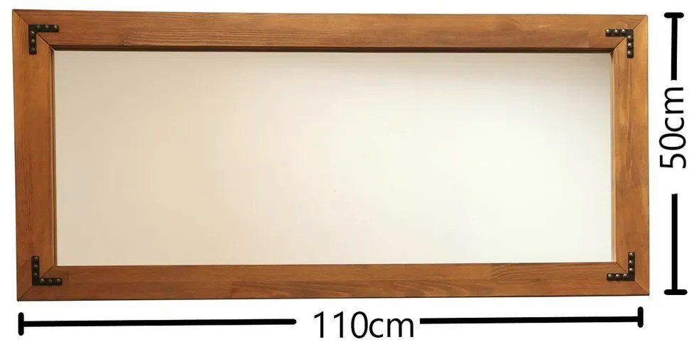 Walnut A tükör 20 x 110 cm