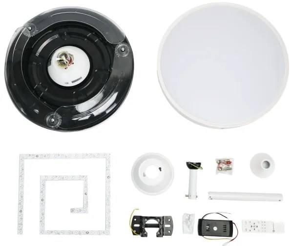 Aigostar - LED Dimmelhető mennyezeti ventilátor LED/36W/230V 2700-6500K + távirányító fehér