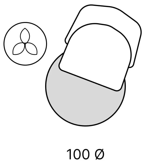 Football gyerekszőnyeg, ⌀ 100 cm - Hanse Home