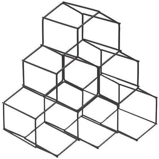 RackMAT fekete borospalack tartó - Compactor