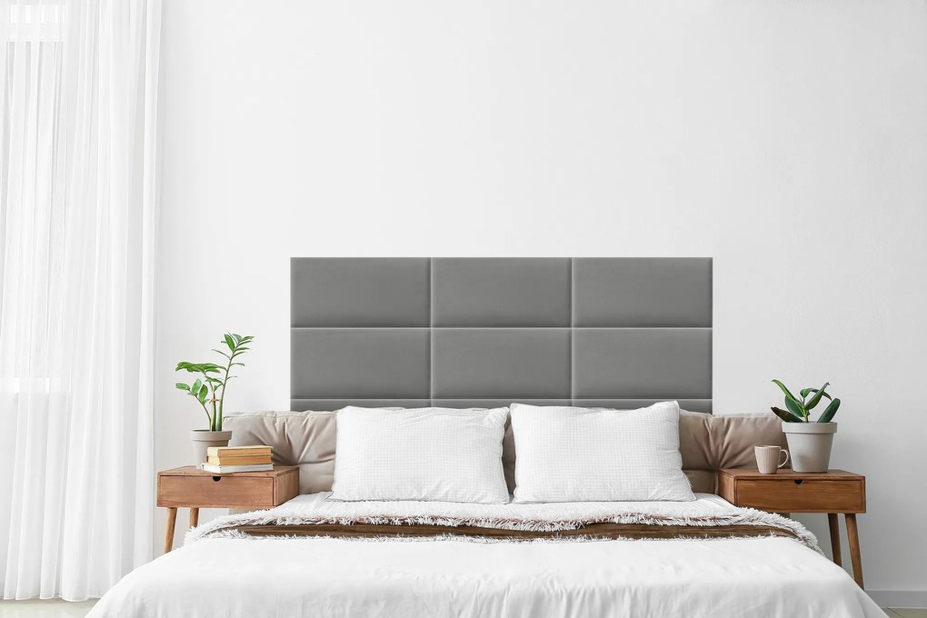 Kárpitozott panel - Téglalap - 60x20cm Szín: Khaki